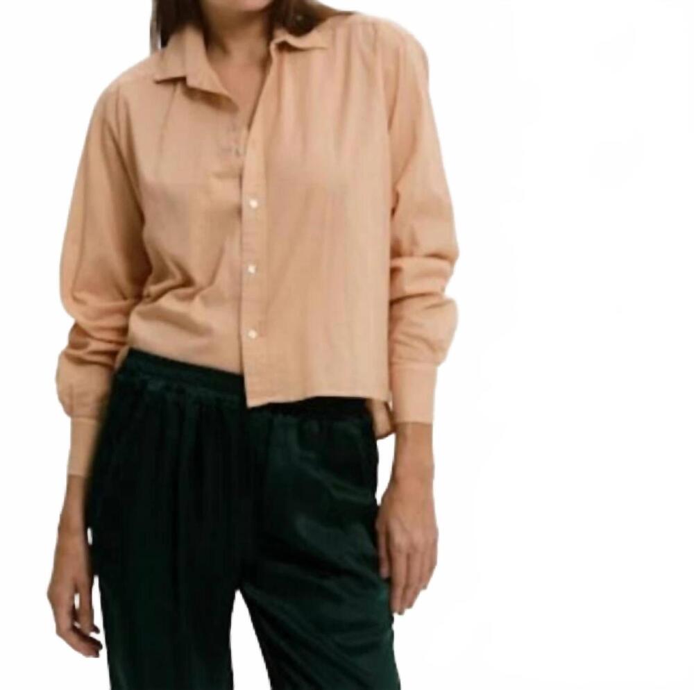 NEW CALI DREAMING colt button front shirt in toffee